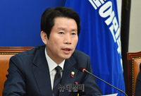 [포토] 민주당 최고위, 발언하는 이인영 원내대표