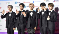 [포토] 나비넥타이 멘 NCT드림 "뮤직어워즈 왔어요"