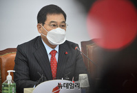 [포토] 코로나 바이러스 대책 발언하는 심재철