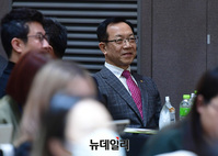 [포토] 드라마 제작보고회 참석한 정문호 소방청장