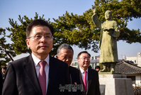 [포토] 황교안, 우남 이승만 사저 '이화장' 방문