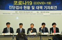 [포토] 권계철 진단검사의학회 이사장 "하루 15,000건 검사 수행할 것"