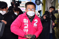 [포토] 종구 문구완구거리 현장점검 나선 황교안