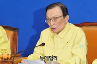[포토] 민주당 선거대책위원회의, 발언하는 이해찬 대표