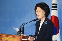 [포토] 총선 출마선언하는 진수희 전 장관