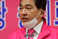 [포토] 인사말하는 심재철 안양 동안을 후보