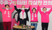 [포토] 총선승리 다짐하는 김종인·전희경·안상수