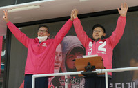 [포토] 총선 승리 다짐하는 황교안-박형준