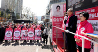[포토] '김삼화-윤상일' 지원유세 나선 김종인 위원장