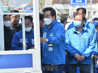 [포토] 박성준 후보 지원유세 나선 이낙연