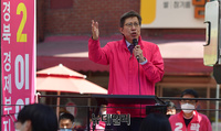 [포토] 대구 찾아 '文정권' 심판 외치는 박형준 선대위원장