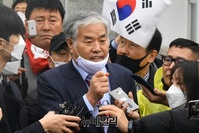 [포토] 전광훈 한기총 대표회장, 구속 56일만에 조건부 보석 석방