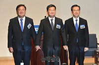 [포토] 결전 앞둔 김태년·전해철·정성호
