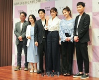 [포토] 화기애애한 영화 '간이역' 출연진 