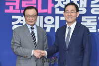 [포토] 주호영 원내대표, 이해찬 대표 예방