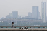 [포토] 서울지역 초미세먼지 일시적으로 '나쁨' 단계