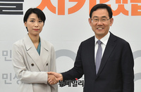 [포토] 민생당 찾은 주호영 미래통합당 원내대표