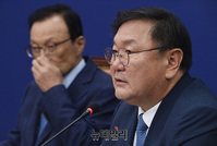 [포토] 김태년, 민주당 최고위 참석