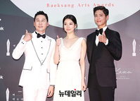 [포토] 제56회 백상예술대상 진행 맡은 '신동엽-수지-박보검'