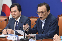 [포토] 제1차 전국대의원대회, 발언하는 이해찬 대표