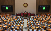 [포토] 국회 본회의, 복지위·산자위 정수 증원 가결
