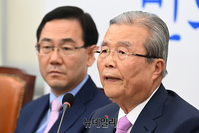 [포토] 통합당 비대위, 발언하는 김종인 위원장