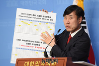 [포토] 하태경 "민경욱의 'Follow the party'는 사기…제2의 프로듀스 조작사건"