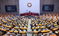 [포토] 제1야당 불참 속 진행되는 국회 본회의