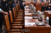 [포토] 21대 국회 첫 법사위, 통합당 불참