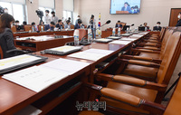 [포토] 21대 국회 산자위 첫 전체회의, 텅 빈 통합당 의석