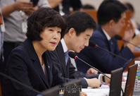 [포토] 통합당 없는 보건복지위, 산회 요구하는 최연숙 의원