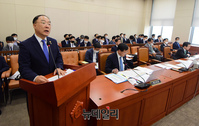 [포토] 업무보고 하는 홍남기 경제부총리
