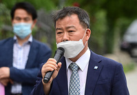 [포토] 월성1호기 감사 철저조사 촉구하는 김기수 사무총장