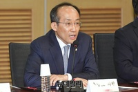 [포토] 경제정책 기조 토론회, 환영사하는 추경호 의원