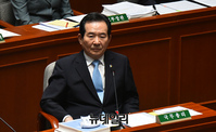 [포토] 국회 예결위 참석한 정세균 총리