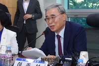 [포토] 이종석 전 통일부장관, 국회서 대북정책 주제 강연