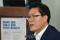 [포토] 부동산정책 점검 토론회, 개회사하는 송석준 의원