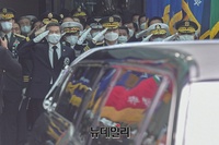 [포토] 백선엽 장군 영결식, 국립대전현충원 향하는 운구차