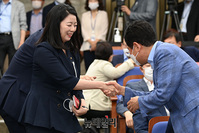 [포토] 배현진, 통합당 의총 참석