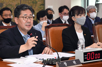 [포토] 답변하는 박양우 문화체육관광부 장관