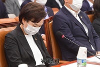 [포토] 지친 표정의 김현미 국토부 장관