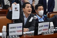 [포토] 한동훈 검사장 관련 항의하는 박대출 의원