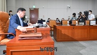 [포토] 국회 운영위, 통합당 불참 속 '공수처 후속 3법' 통과