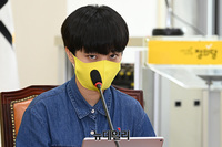 [포토] 류호정, 정의당 의총 참석