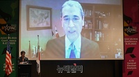 [포토] 미국서 온라인으로 '한국의 보수정치' 발표하는 고든 창 