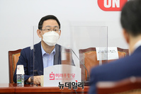 [포토] 모두발언 하는 주호영 통합당 원내대표