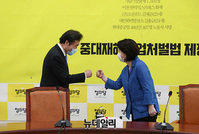 [포토] 이낙연 신임 당대표, 심상정 예방