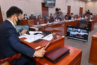 [포토] 외통위 국감 주재하는 송영길