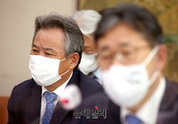 [포토] 종합국감 출석한 이기흥 대한체육협회 회장