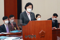 [포토] 업무보고 하는 이정옥 여성가족부 장관